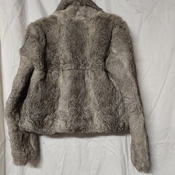Womans Y Exchange Rabbit Fur Coat sz Small - Picture 2 of 9
